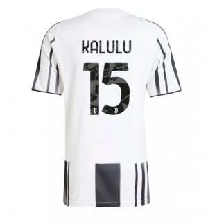Juventus Pierre Kalulu #15 Hjemmedrakt 2025-26 Kortermet