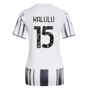 Juventus Pierre Kalulu #15 Hjemmedrakt Dame 2025-26 Kortermet
