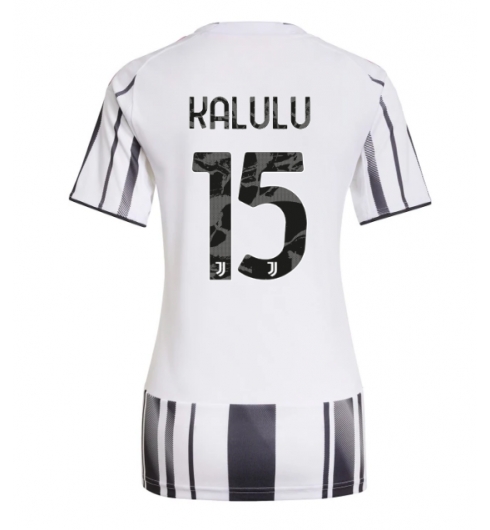 Juventus Pierre Kalulu #15 Hjemmedrakt Dame 2025-26 Kortermet Juventus Pierre Kalulu #15 Hjemmedrakt Dame 2025-26 Kortermet