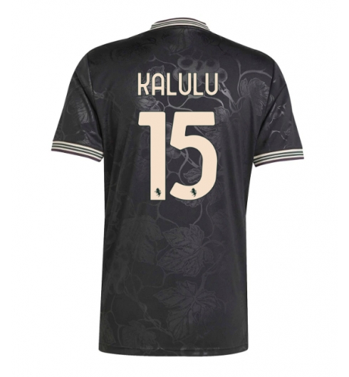 Juventus Pierre Kalulu #15 Tredjedrakt 2025-26 Kortermet Juventus Pierre Kalulu #15 Tredjedrakt 2025-26 Kortermet