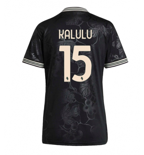 Juventus Pierre Kalulu #15 Tredjedrakt Dame 2025-26 Kortermet Juventus Pierre Kalulu #15 Tredjedrakt Dame 2025-26 Kortermet