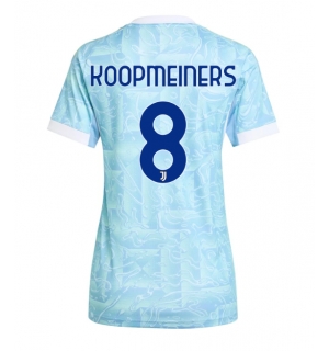 Juventus Teun Koopmeiners #8 Bortedrakt Dame 2025-26 Kortermet