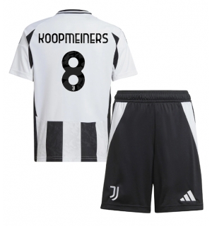 Juventus Teun Koopmeiners #8 Hjemmedraktsett Barn 2024-25 Kortermet (+ Korte bukser)