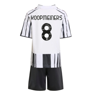 Juventus Teun Koopmeiners #8 Hjemmedraktsett Barn 2025-26 Kortermet (+ Korte bukser)
