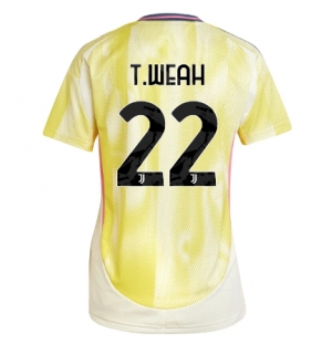 Juventus Timothy Weah #22 Bortedrakt Dame 2024-25 Kortermet