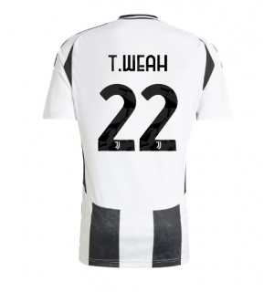 Juventus Timothy Weah #22 Hjemmedrakt 2024-25 Kortermet