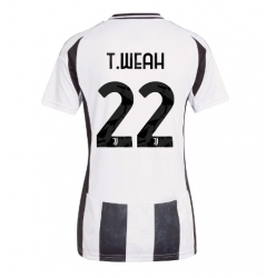 Juventus Timothy Weah #22 Hjemmedrakt Dame 2024-25 Kortermet