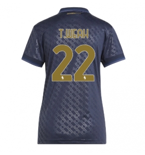 Juventus Timothy Weah #22 Tredjedrakt Dame 2024-25 Kortermet