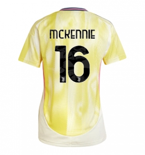Juventus Weston McKennie #16 Bortedrakt Dame 2024-25 Kortermet