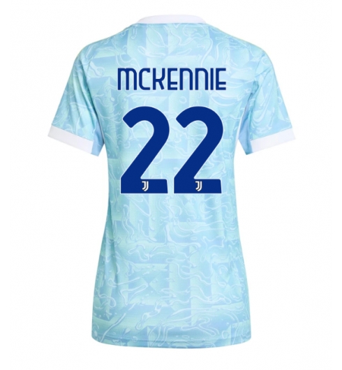 Juventus Weston McKennie #22 Bortedrakt Dame 2025-26 Kortermet Juventus Weston McKennie #22 Bortedrakt Dame 2025-26 Kortermet