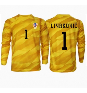 Kroatia Dominik Livakovic #1 Keeper Hjemmedrakt EM 2024 Langermet