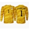 Kroatia Dominik Livakovic #1 Keeper Hjemmedrakt EM 2024 Langermet