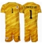 Kroatia Dominik Livakovic #1 Keeper Hjemmedraktsett Barn EM 2024 Kortermet (+ Korte bukser)