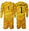 Kroatia Dominik Livakovic #1 Keeper Hjemmedraktsett Barn EM 2024 Langermet (+ Korte bukser)