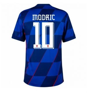 Kroatia Luka Modric #10 Bortedrakt EM 2024 Kortermet