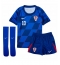 Kroatia Luka Modric #10 Bortedraktsett Barn EM 2024 Kortermet (+ Korte bukser)