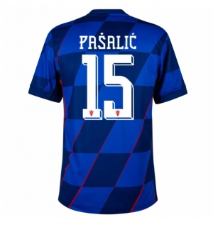 Kroatia Mario Pasalic #15 Bortedrakt EM 2024 Kortermet