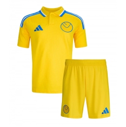 Leeds United Bortedraktsett Barn 2024-25 Kortermet (+ Korte bukser)