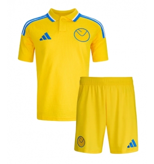 Leeds United Bortedraktsett Barn 2024-25 Kortermet (+ Korte bukser)