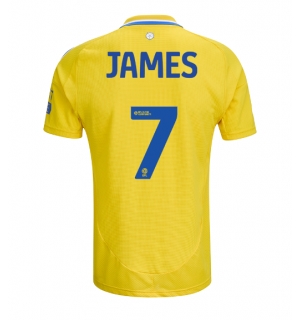 Leeds United Daniel James #7 Bortedrakt 2024-25 Kortermet