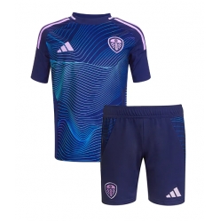 Leeds United Tredjedraktsett Barn 2024-25 Kortermet (+ Korte bukser)