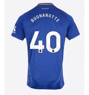 Leicester City Facundo Buonanotte #40 Hjemmedrakt 2024-25 Kortermet