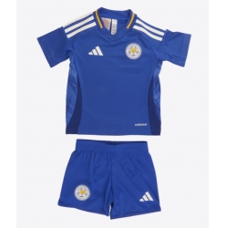Leicester City Hjemmedraktsett Barn 2024-25 Kortermet (+ Korte bukser)