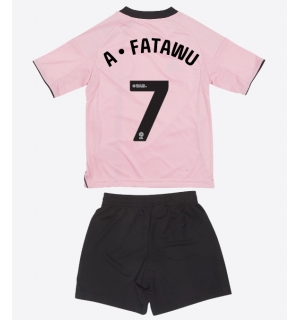 Leicester City Issahaku Fatawu #7 Tredjedraktsett Barn 2025-26 Kortermet (+ Korte bukser)