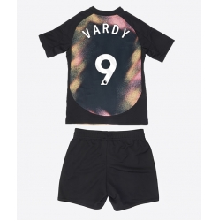 Leicester City Jamie Vardy #9 Bortedraktsett Barn 2024-25 Kortermet (+ Korte bukser)