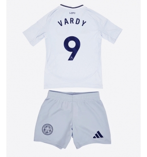 Leicester City Jamie Vardy #9 Tredjedraktsett Barn 2024-25 Kortermet (+ Korte bukser)