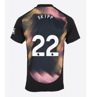 Leicester City Oliver Skipp #22 Bortedrakt 2024-25 Kortermet