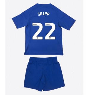 Leicester City Oliver Skipp #22 Hjemmedraktsett Barn 2025-26 Kortermet (+ Korte bukser)