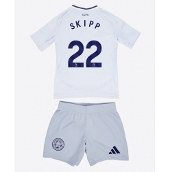 Leicester City Oliver Skipp #22 Tredjedraktsett Barn 2024-25 Kortermet (+ Korte bukser)
