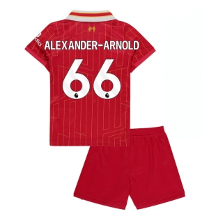 Liverpool Alexander-Arnold #66 Hjemmedraktsett Barn 2024-25 Kortermet (+ Korte bukser)