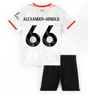 Liverpool Alexander-Arnold #66 Tredjedraktsett Barn 2024-25 Kortermet (+ Korte bukser)