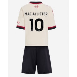 Liverpool Alexis Mac Allister #10 Bortedraktsett Barn 2025-26 Kortermet (+ Korte bukser)