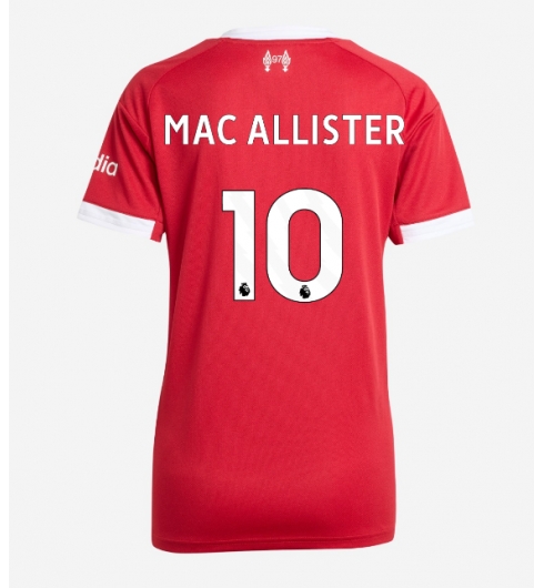 Liverpool Alexis Mac Allister #10 Hjemmedrakt Dame 2025-26 Kortermet Liverpool Alexis Mac Allister #10 Hjemmedrakt Dame 2025-26 Kortermet