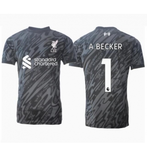 Liverpool Alisson Becker #1 Keeper Hjemmedrakt 2024-25 Kortermet