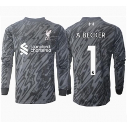 Liverpool Alisson Becker #1 Keeper Hjemmedrakt 2024-25 Langermet