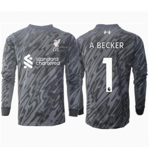 Liverpool Alisson Becker #1 Keeper Hjemmedrakt 2024-25 Langermet