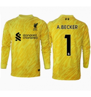 Liverpool Alisson Becker #1 Keeper Tredjedrakt 2024-25 Langermet