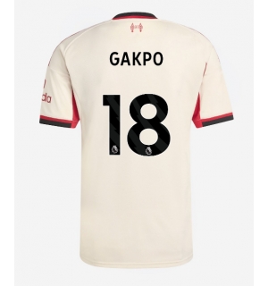 Liverpool Cody Gakpo #18 Bortedrakt 2025-26 Kortermet