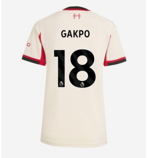 Liverpool Cody Gakpo #18 Bortedrakt Dame 2025-26 Kortermet
