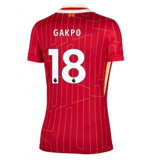 Liverpool Cody Gakpo #18 Hjemmedrakt Dame 2024-25 Kortermet