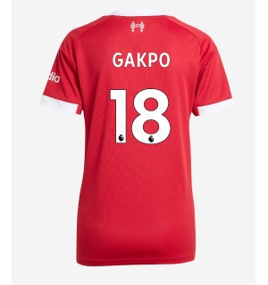 Liverpool Cody Gakpo #18 Hjemmedrakt Dame 2025-26 Kortermet
