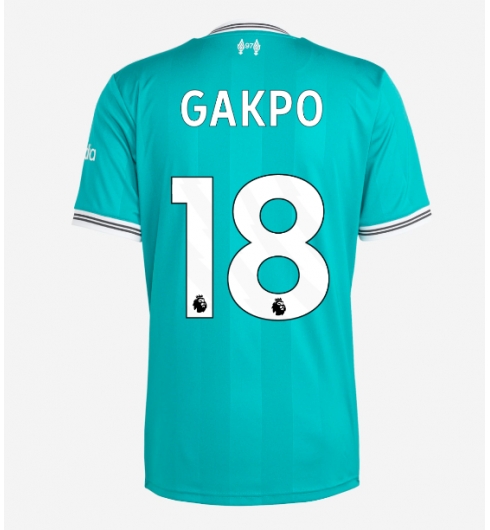 Liverpool Cody Gakpo #18 Tredjedrakt 2025-26 Kortermet Liverpool Cody Gakpo #18 Tredjedrakt 2025-26 Kortermet