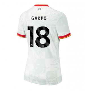 Liverpool Cody Gakpo #18 Tredjedrakt Dame 2024-25 Kortermet