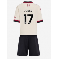Liverpool Curtis Jones #17 Bortedraktsett Barn 2025-26 Kortermet (+ Korte bukser)