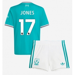 Liverpool Curtis Jones #17 Tredjedraktsett Barn 2025-26 Kortermet (+ Korte bukser)