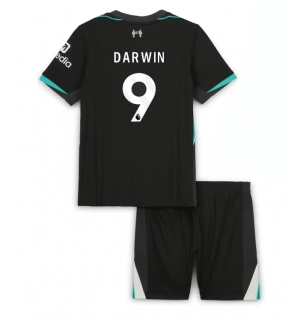 Liverpool Darwin Nunez #9 Bortedraktsett Barn 2024-25 Kortermet (+ Korte bukser)